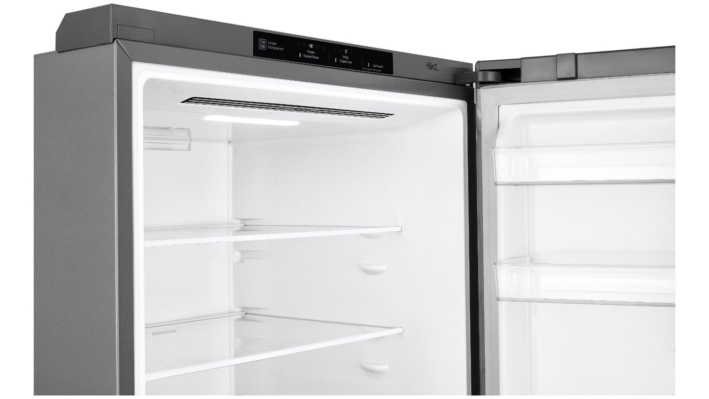 LG 420L Bottom Mount Fridge with Door Cooling - Dark Graphite - Reno Spares
