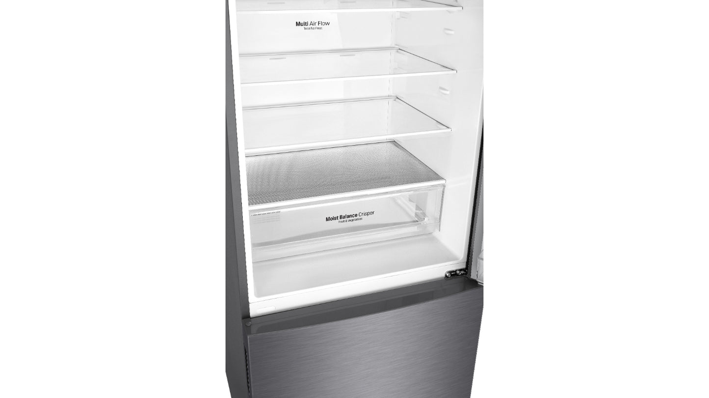 LG 420L Bottom Mount Fridge with Door Cooling - Dark Graphite - Reno Spares