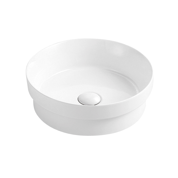 Poco Round Gloss Inset Basin