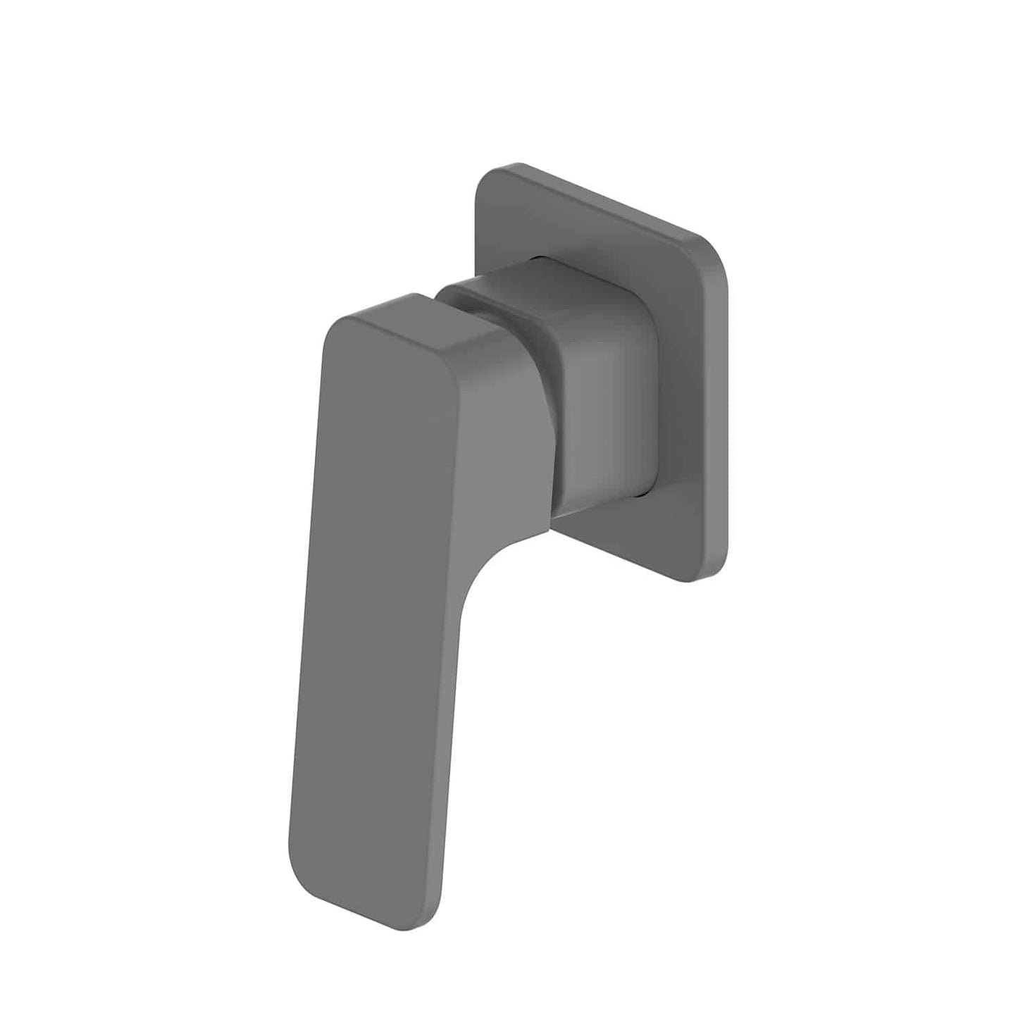 Swept Shower Mixer Trim Set - Pvd Gunmetal