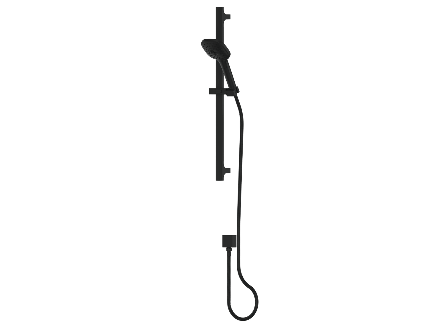 Corban Rail Shower - Matte Black