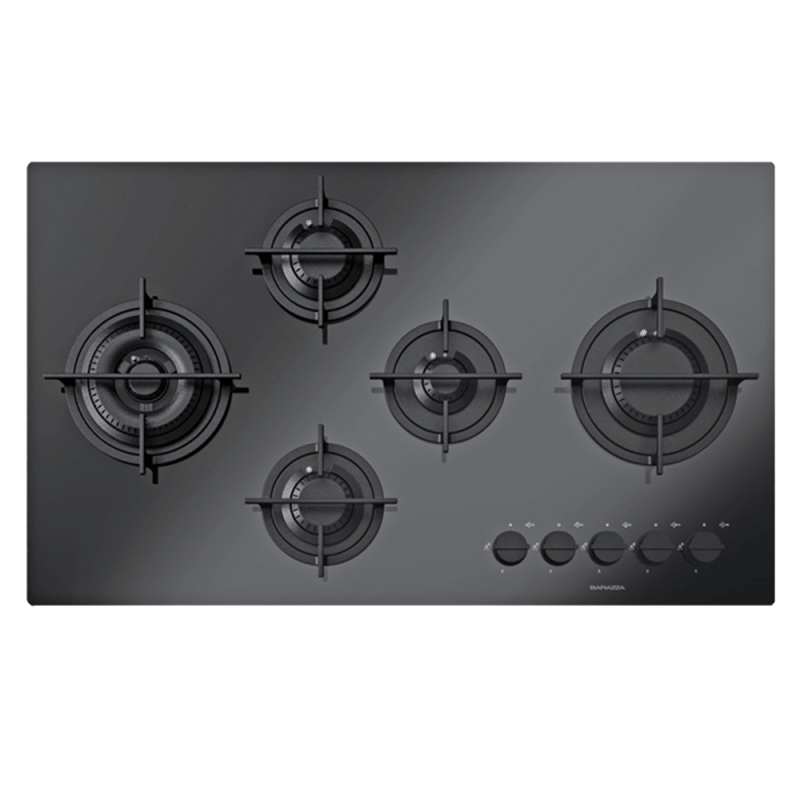 Barazza Mood 90cm Built-in Hob Black Glass Ceramic