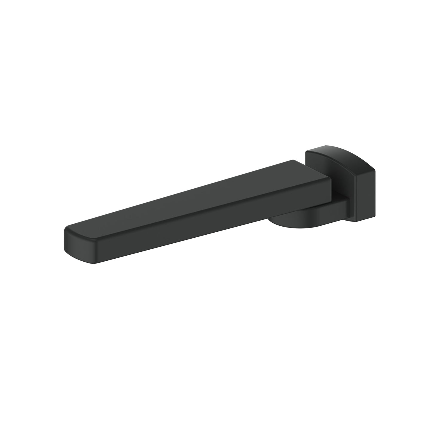 Greens Swivel Bath Spout - Square - Pvd Matte Black