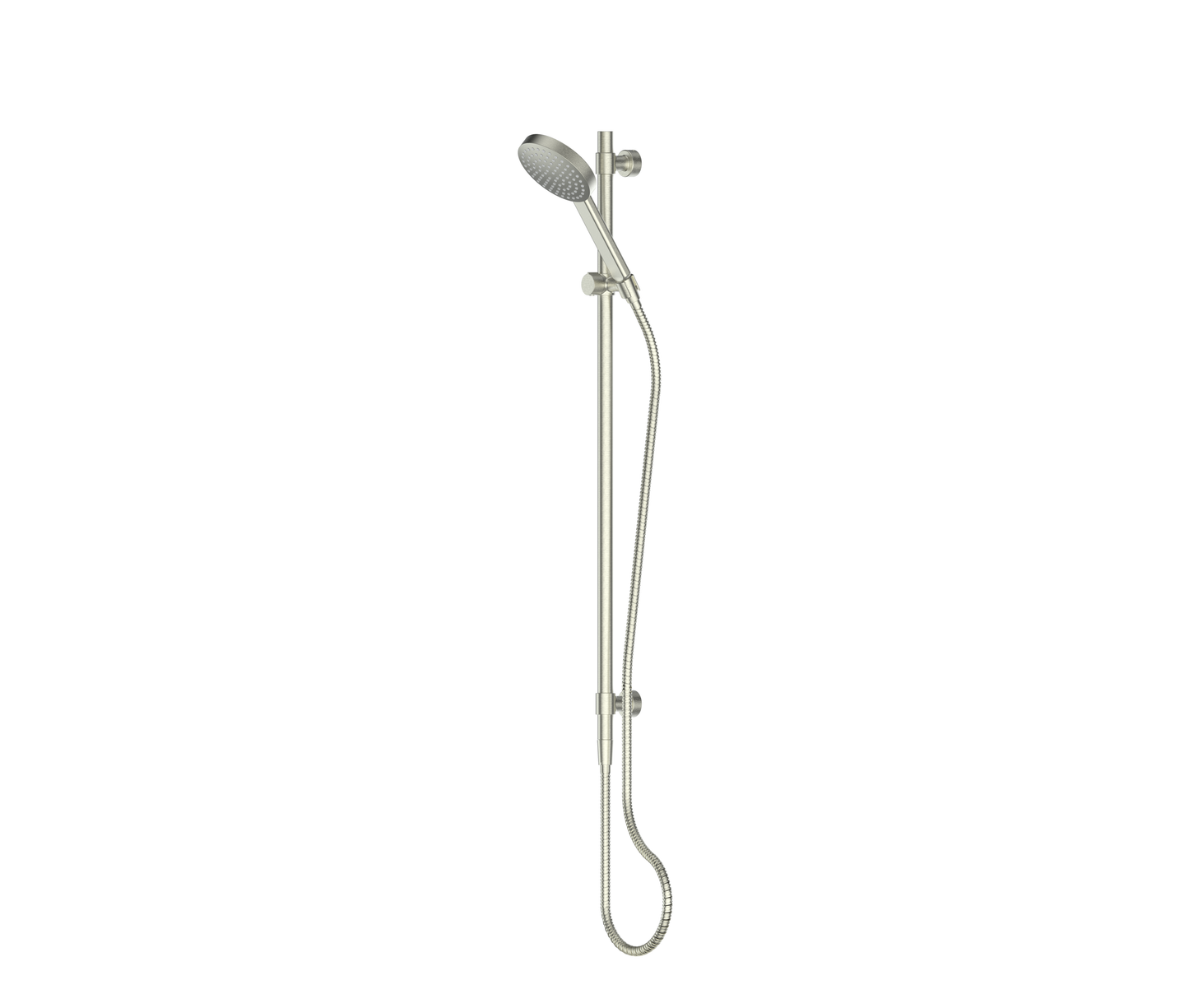 Lavish Brass Rail Shower - Pvd Brushed Nickel