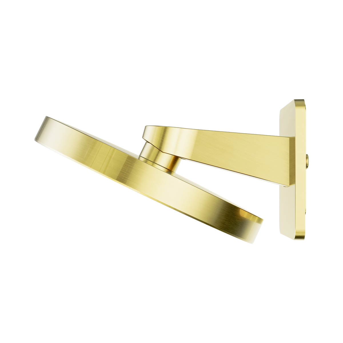 Serenity Wall Shower Head Brushed Gold