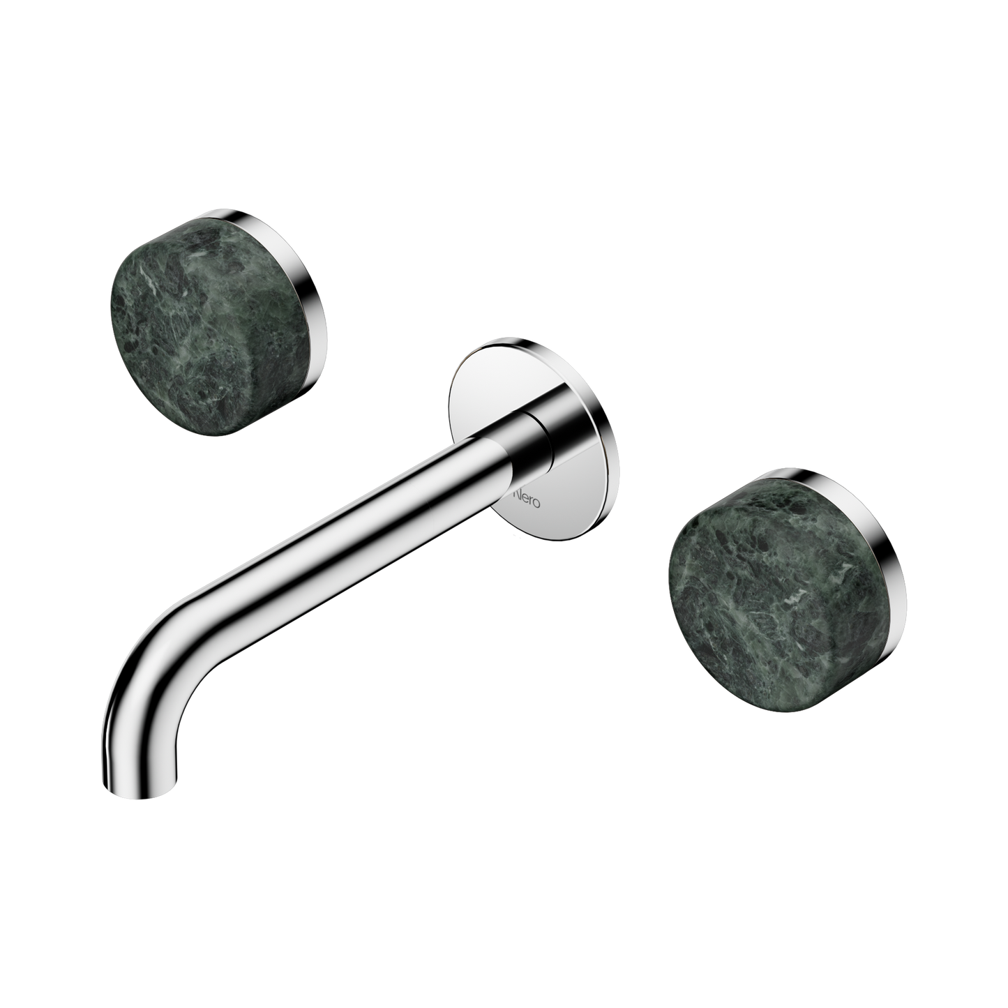 Serenity Wall Basin Set 160mm Spout With Verde Alpi Handle Chrome