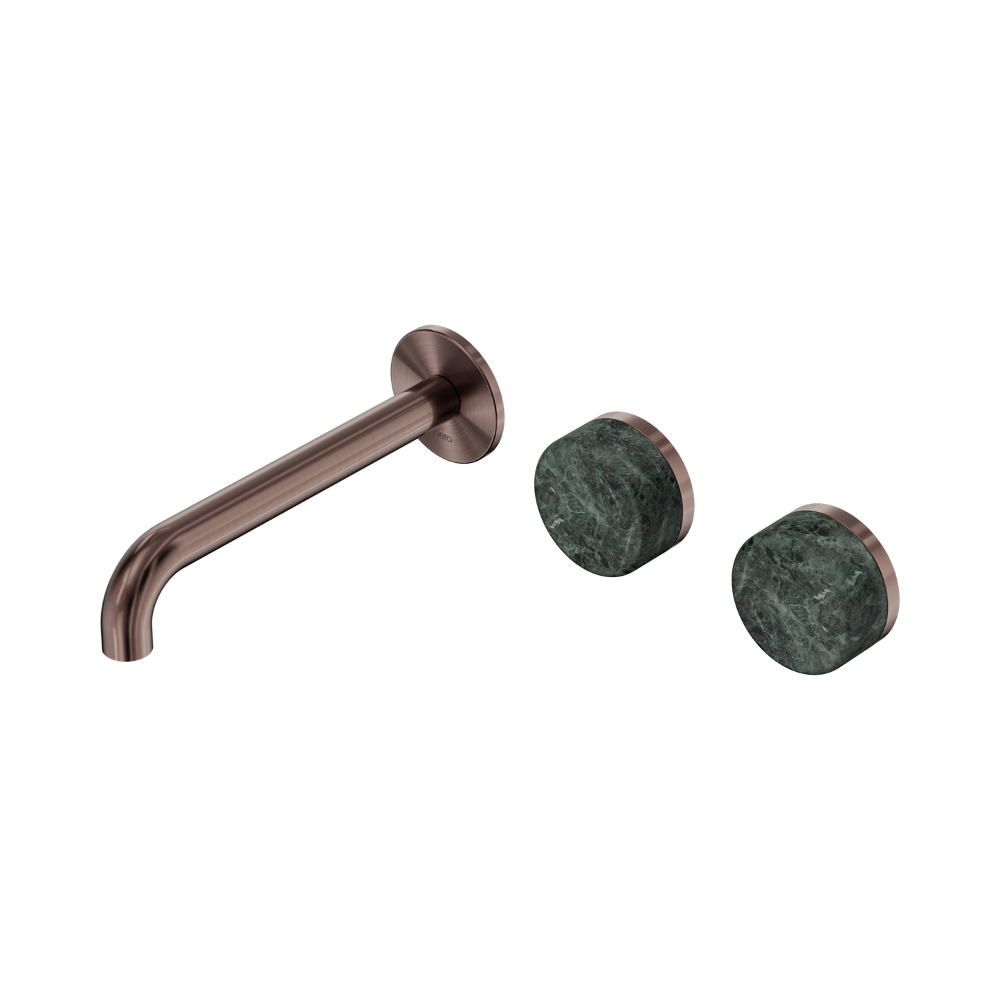 Nero Serenity 24D060BZ Wall Basin Set 185mm Offset Spout With Verde Alpi Handle 5 Star / 5LPM