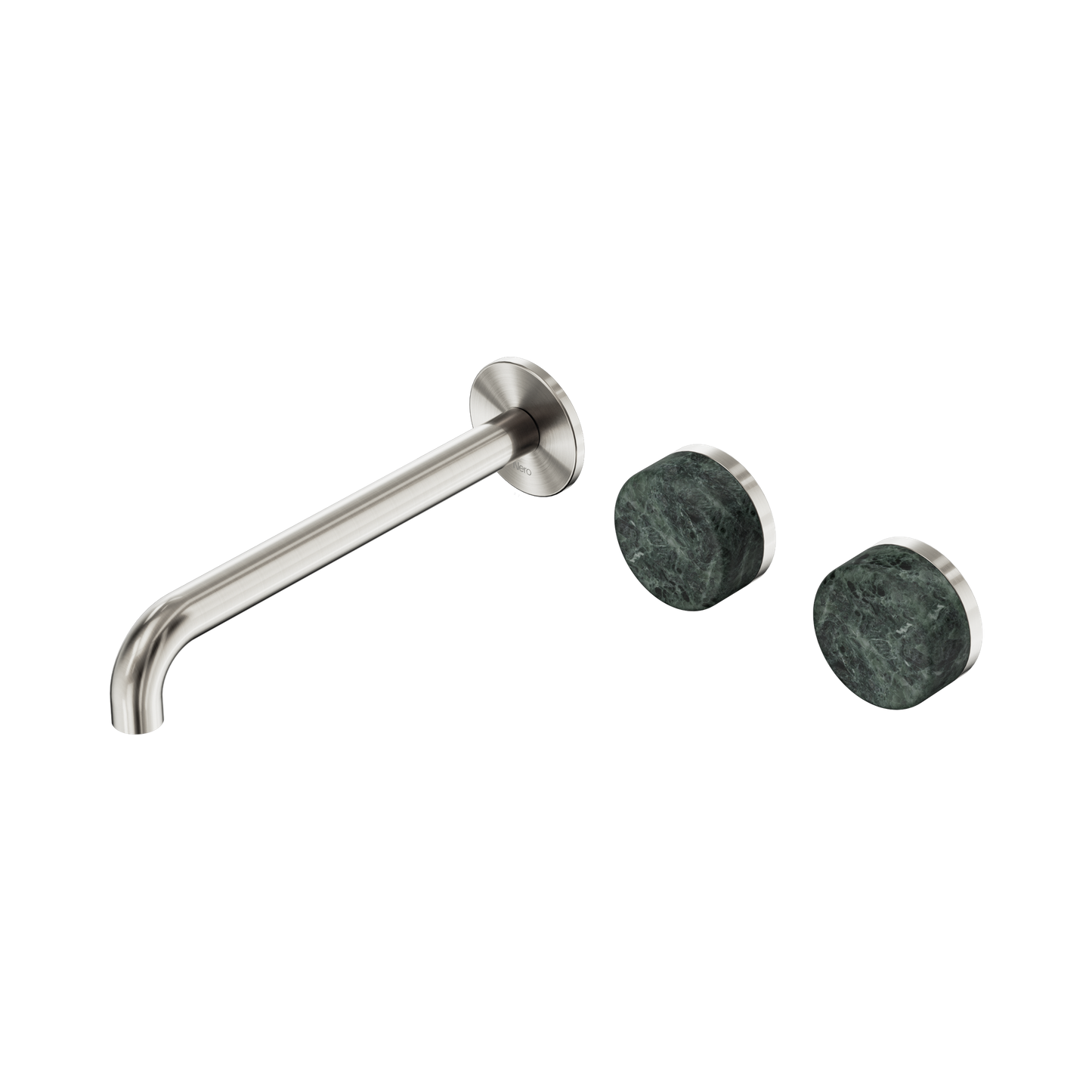 Nero Serenity 24D066BN Wall Basin Set 220mm Offset Spout With Verde Alpi Handle 5 Star / 5LPM