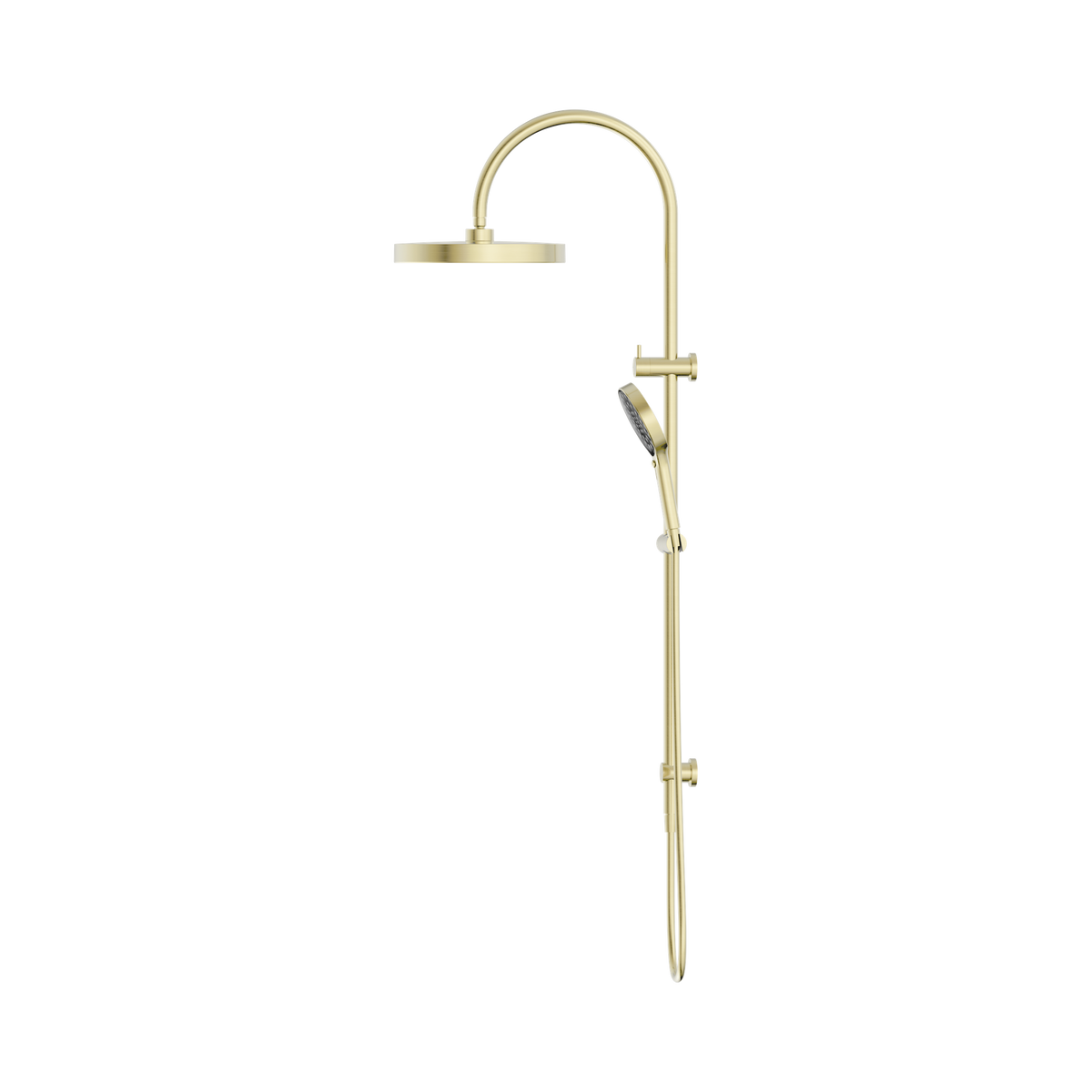 Serenity Twin Shower Brushed Gold