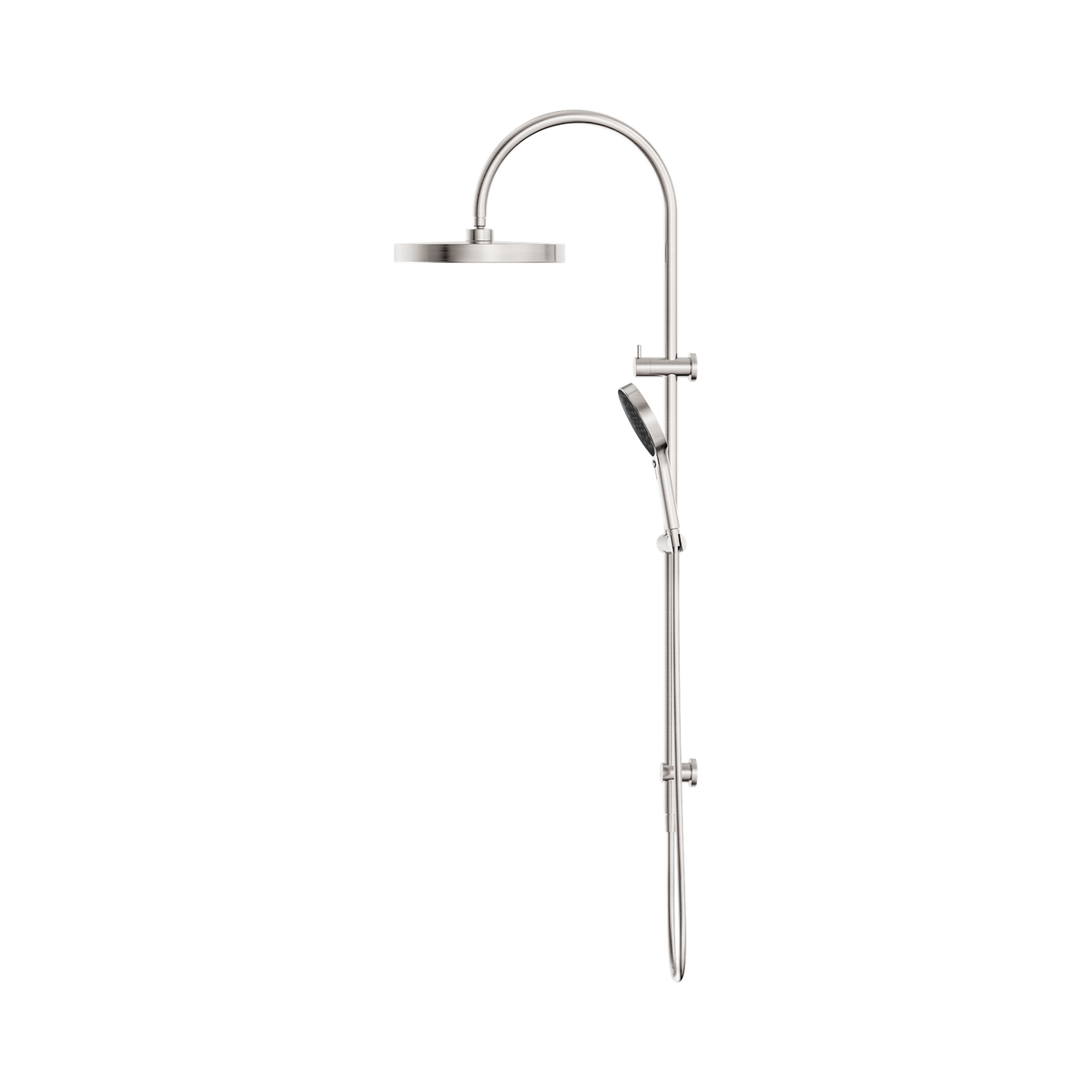 Serenity Twin Shower Brushed Nickel