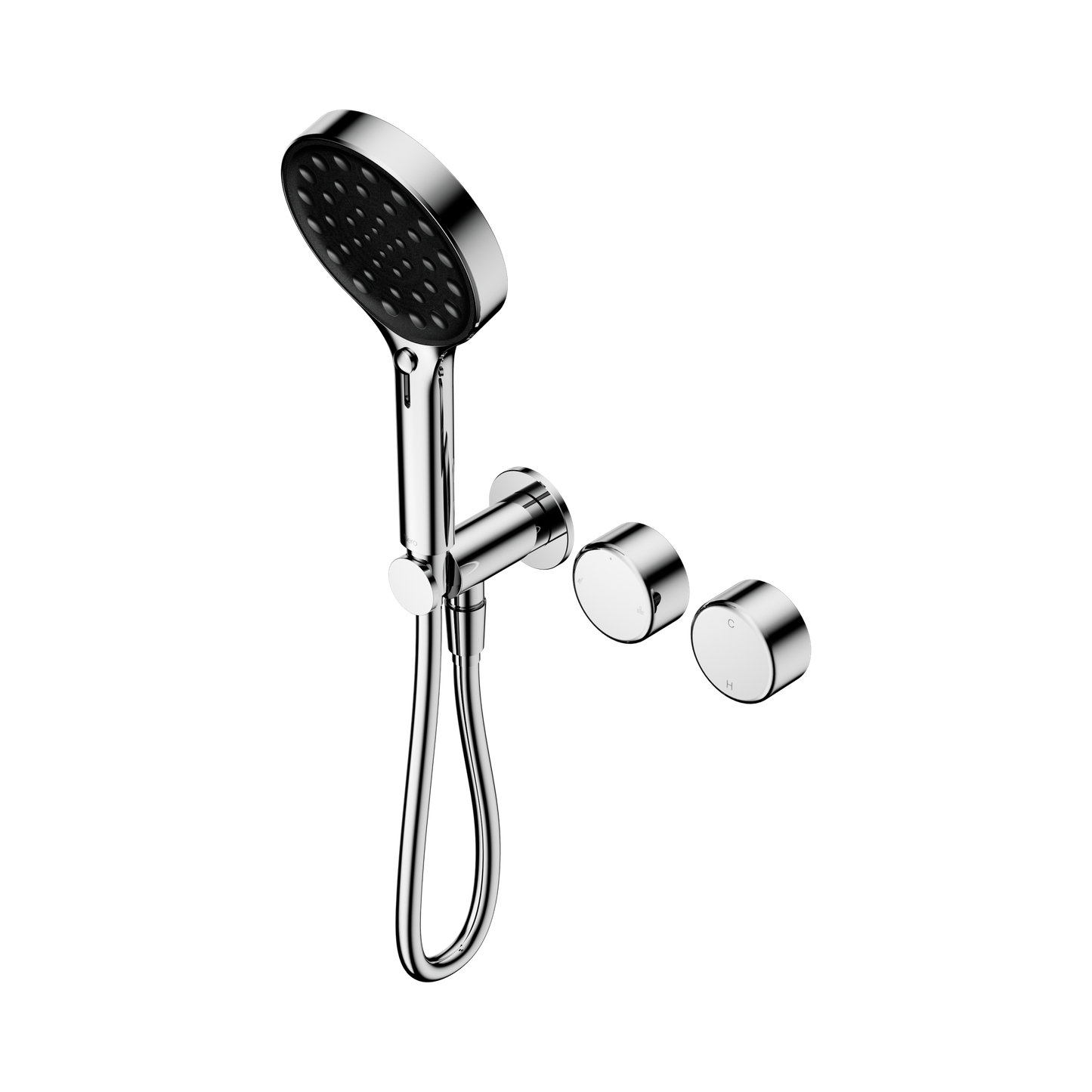 Serenity Progressive Shower System With Metal Handle And Serenity Hand Shower Chrome