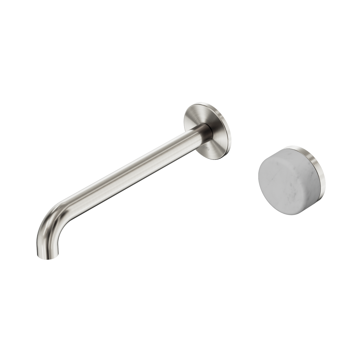 Nero Serenity 24E073BN Progressive Wall Basin Mixer 220mm Spout With Carrara Handle 5 Star / 5LPM