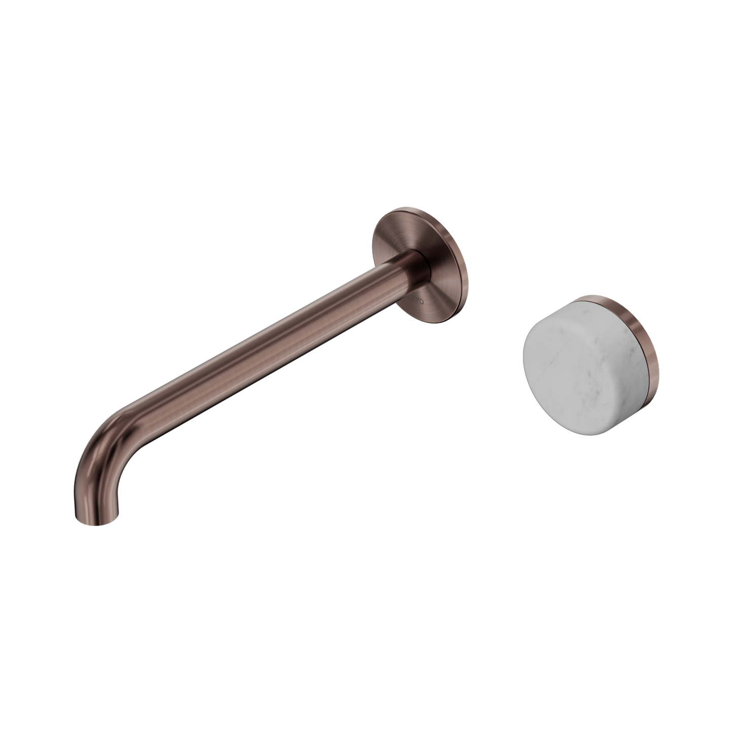 Nero Serenity 24E073BZ Progressive Wall Basin Mixer 220mm Spout With Carrara Handle 5 Star / 5LPM
