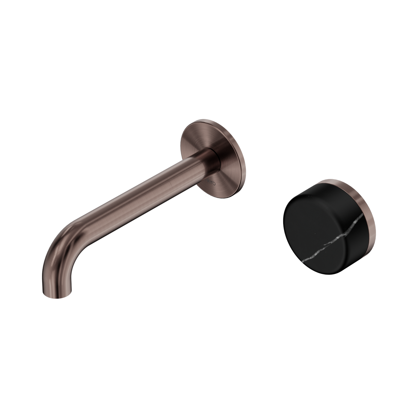 Nero Serenity 24E138BZ Progressive Wall Basin Mixer 160mm Spout With Marquina Handle 5 Star / 5LPM