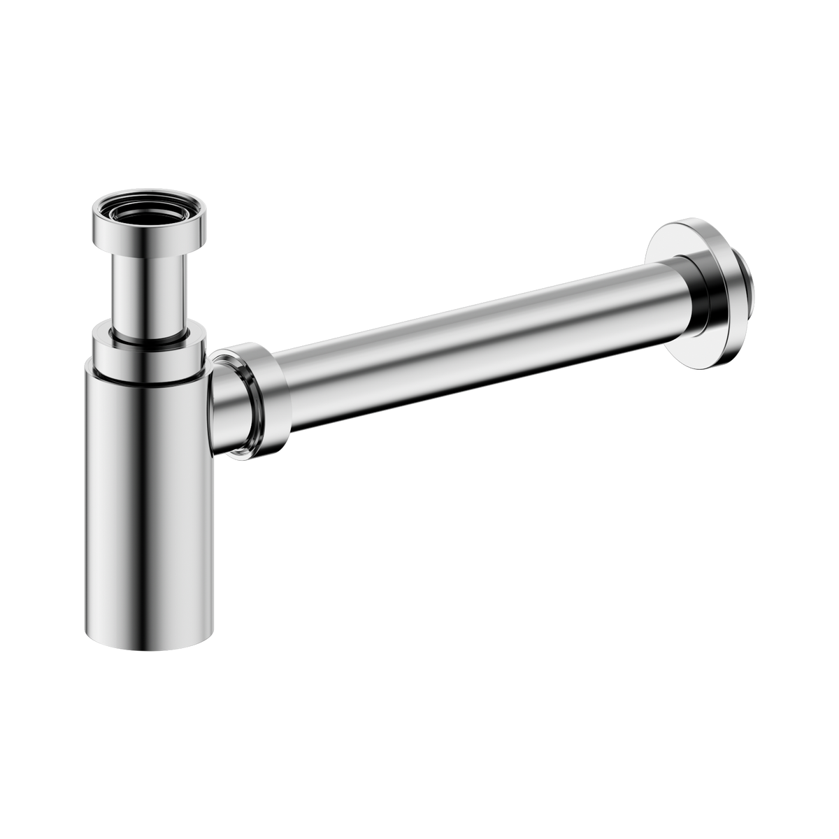 40mm Round Bottle Trap II Chrome