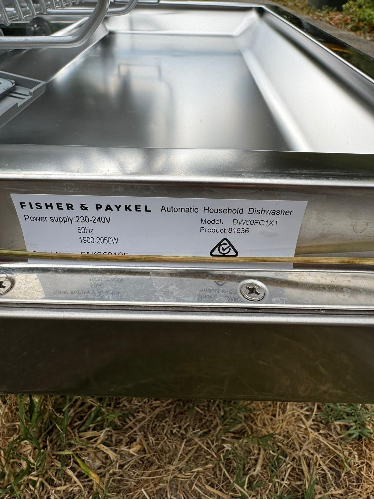 Fisher & Paykel DW60FC1X1 60 cm Freestanding Dishwasher – Tested & Cleaned | Reno Spares