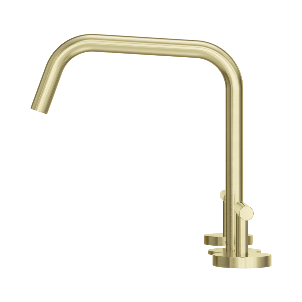 Mecca Lever Bath/Kitchen Set Edge Spout II Brushed Gold
