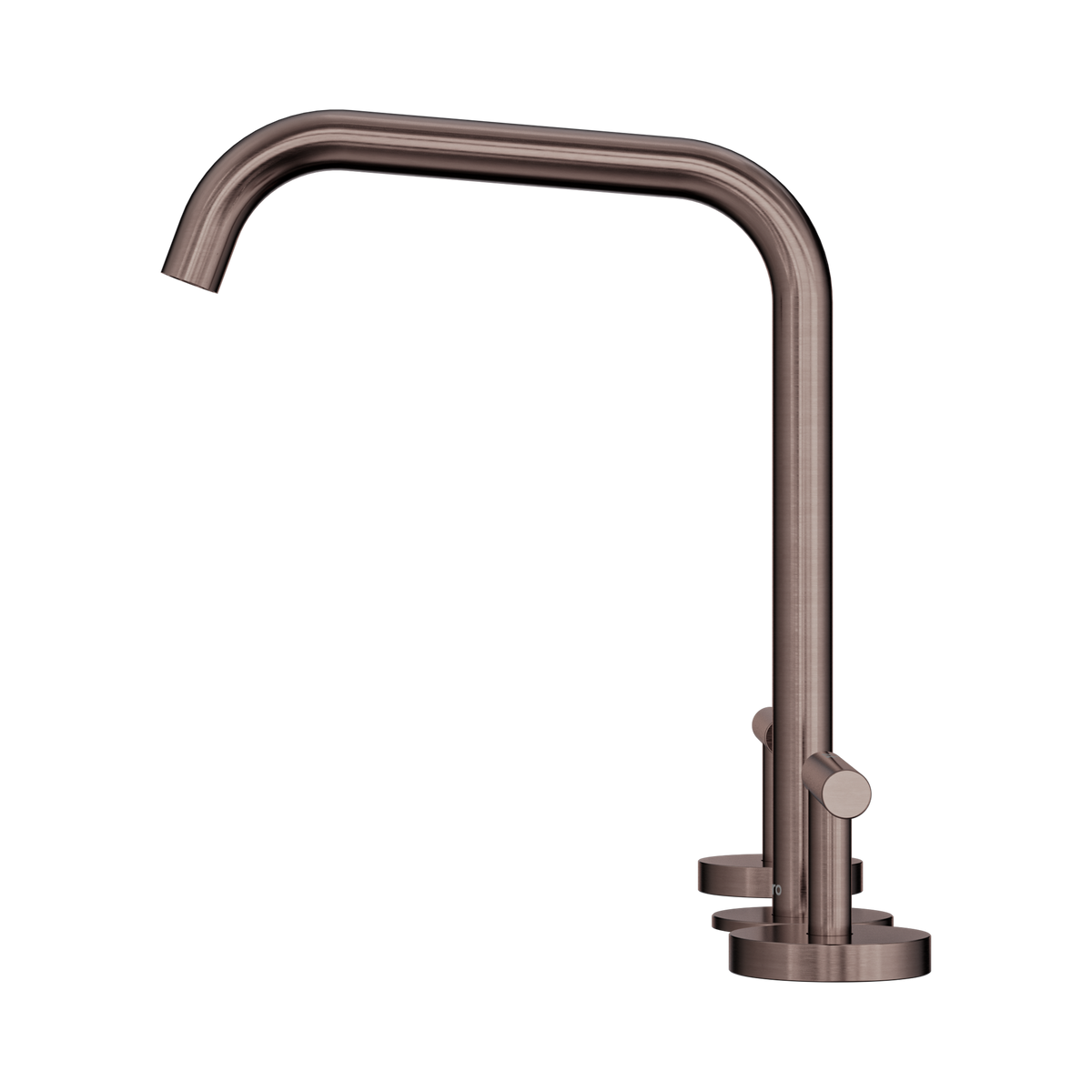 Mecca Lever Bath/Kitchen Set Edge Spout Brushed Bronze