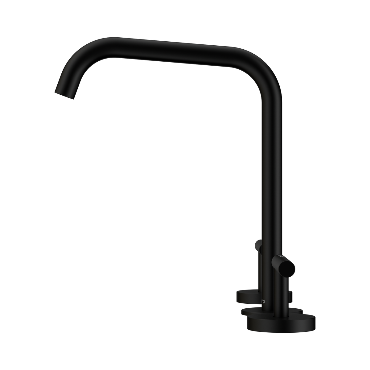 Mecca Lever Bath/Kitchen Set Edge Spout Matte Black