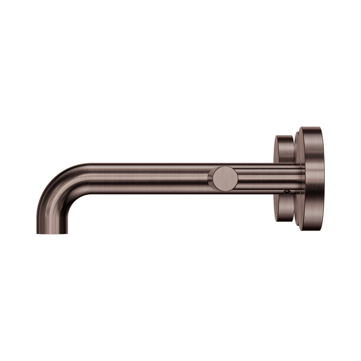Mecca Lever Wall Basin/Bath Set 160mm Spout Brushed Bronze