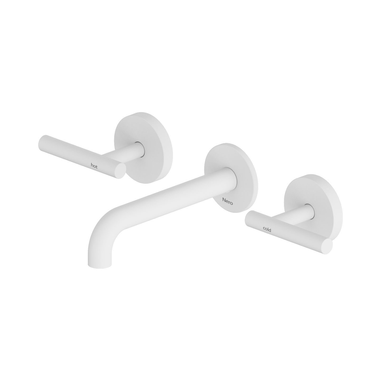 Mecca Lever Wall Basin/Bath Set 160mm Spout
