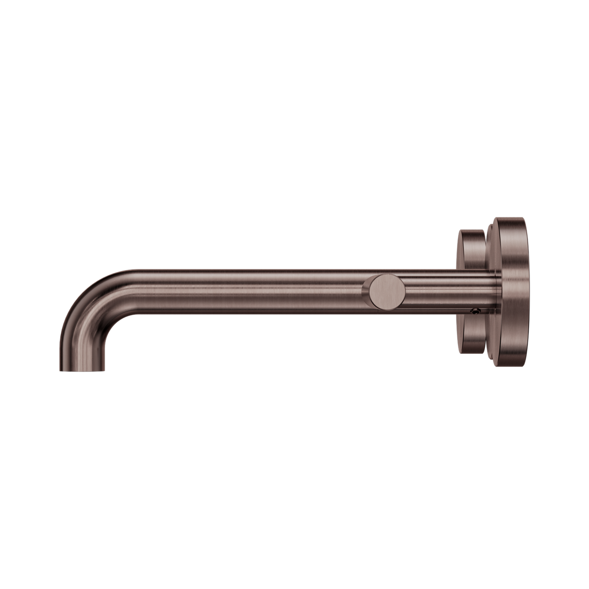 Mecca Lever Wall Basin/Bath Set 185mm Spout Brushed Bronze