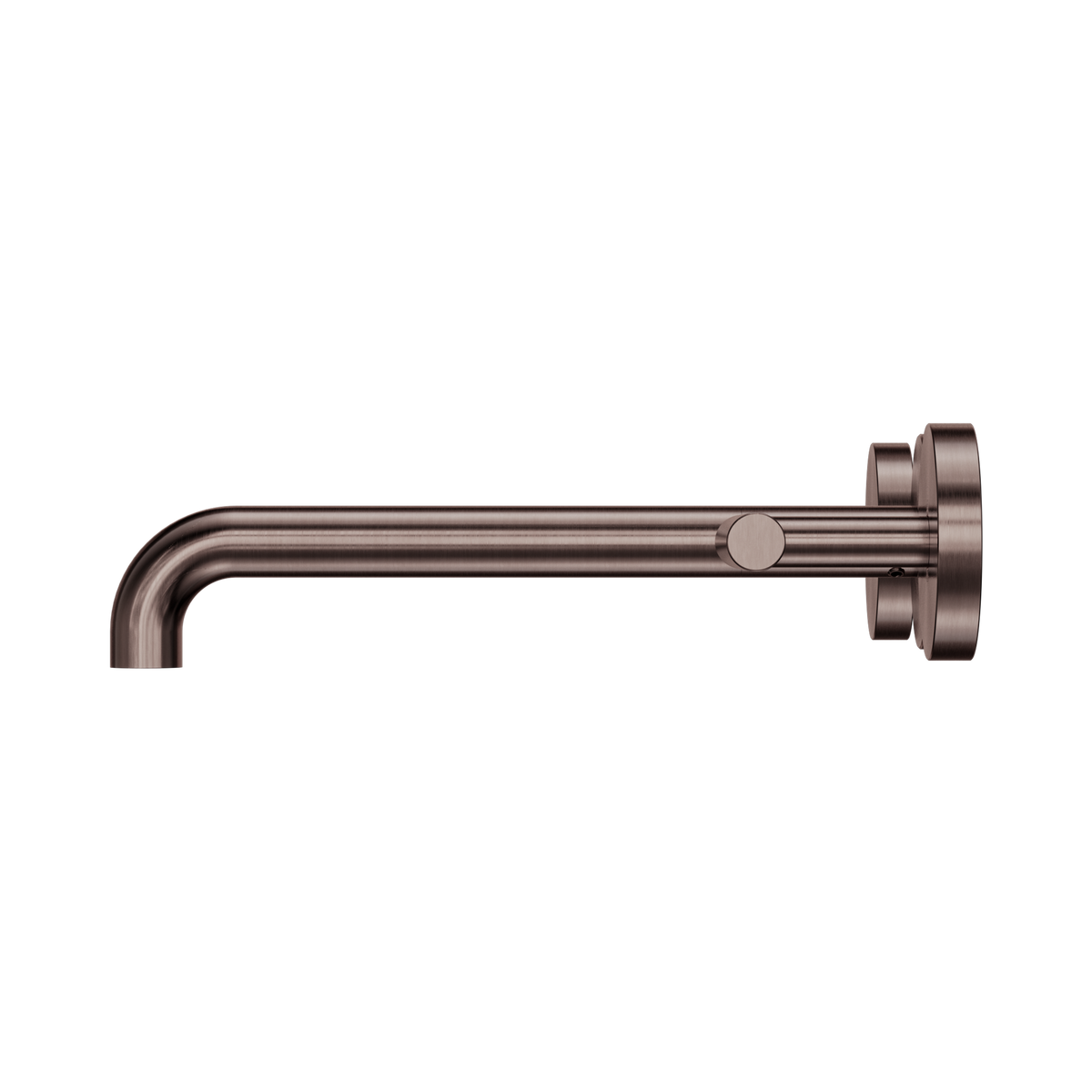Mecca Lever Wall Basin/Bath Set 220mm Spout Brushed Bronze