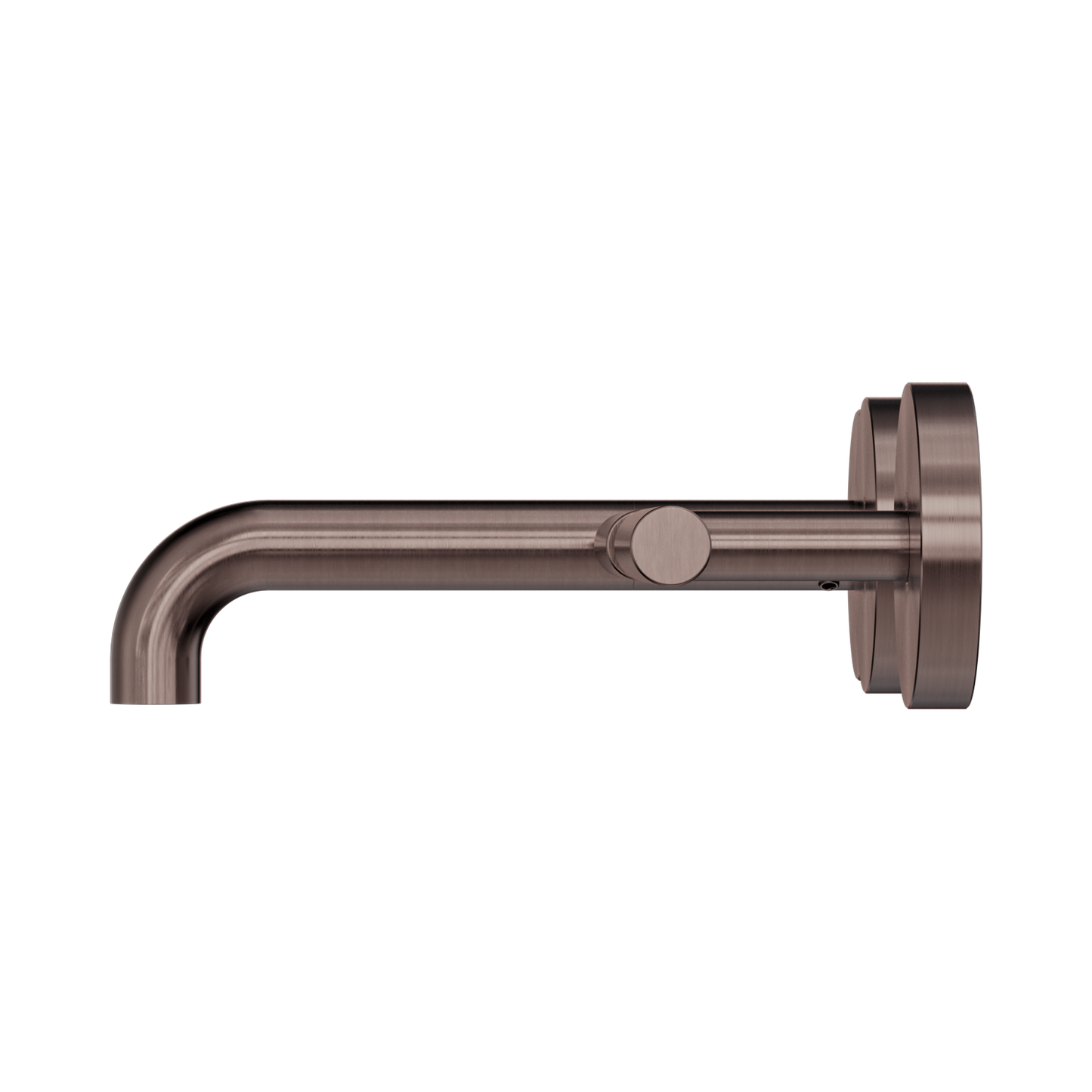 Mecca Lever Wall Basin/Bath Set 160mm Offset Spout Brushed Bronze