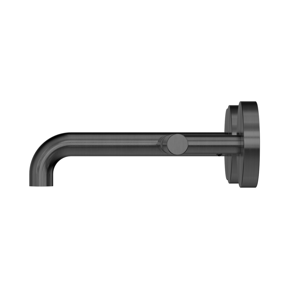 Mecca Lever Wall Basin/Bath Set 160mm Offset Spout Gun Metal
