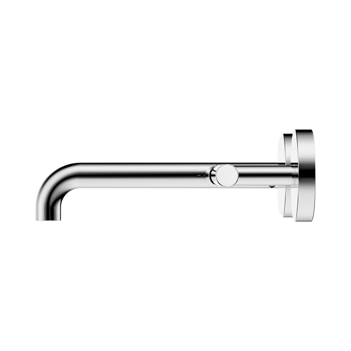 Mecca Lever Wall Basin/Bath Set 185mm Offset Spout Chrome