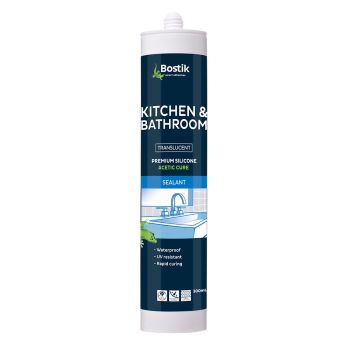 Bostik 30840127 Kitchen & Bathroom N/Cure Trans 300ml (Was 271071)