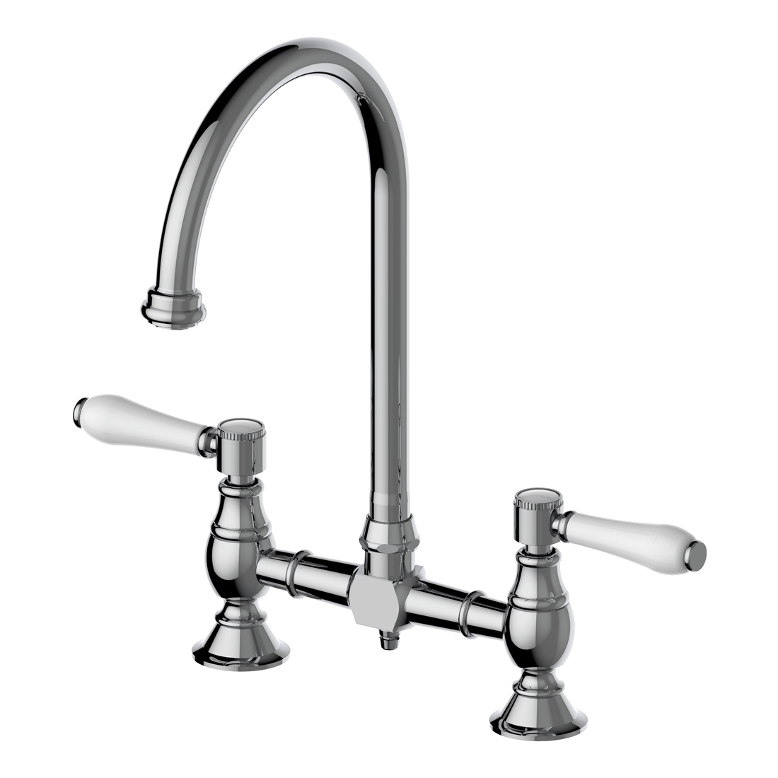 Provincial Exposed Breach Kitchen Tap Lead Free - Brushed Nickel