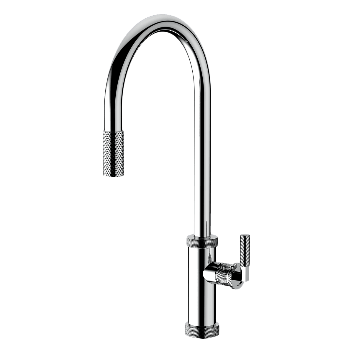 Urban D Pull Out Kitchen Mixer - Black