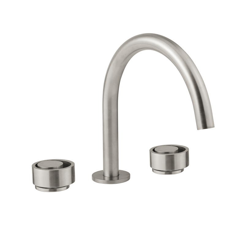 Piazza 3 Piece Basin Mixer – Round