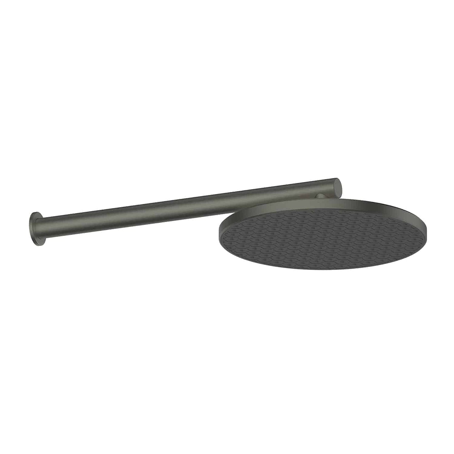 Glide RainBoost Wall Shower - Pvd Gunmetal