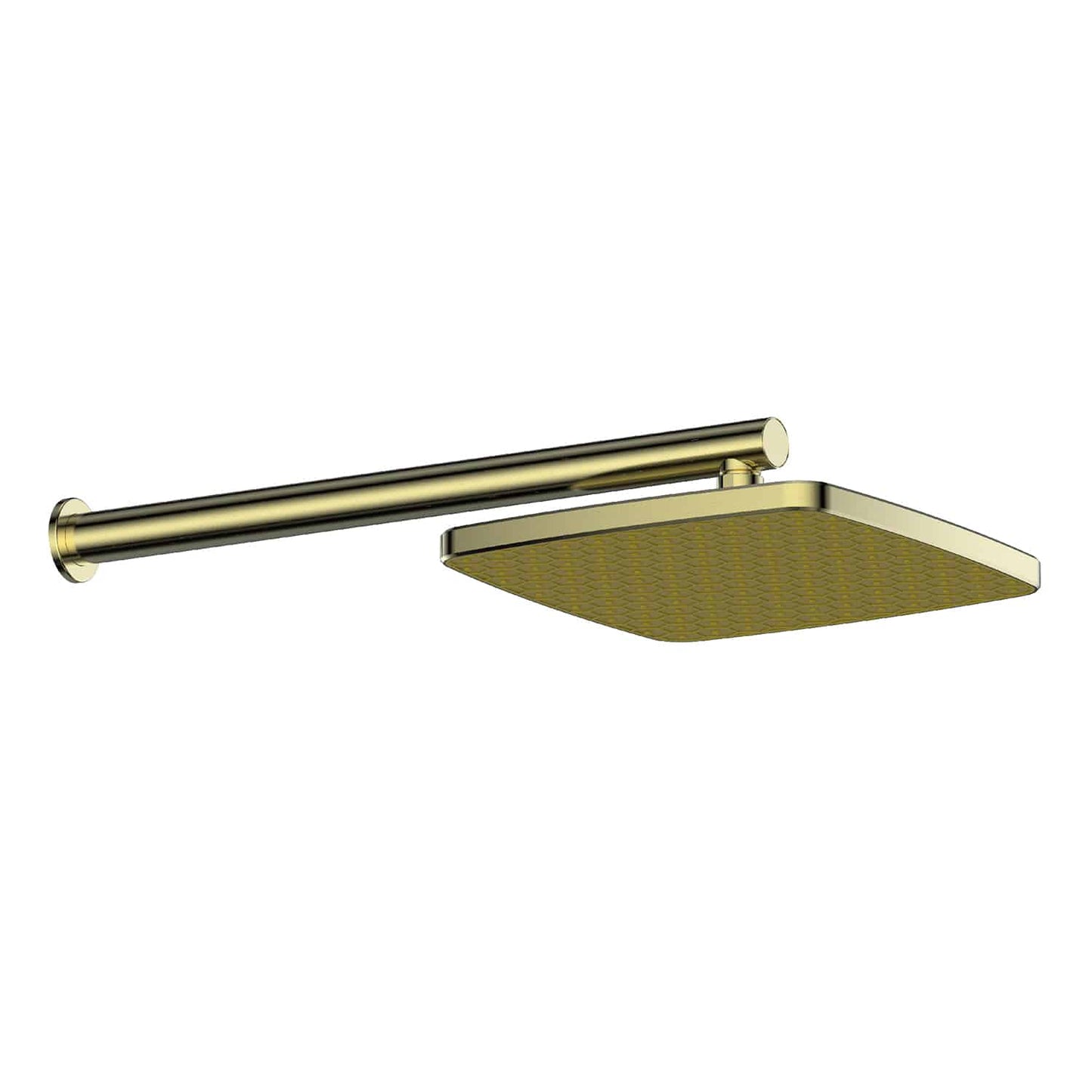 Glide Syntra RainBoost Wall Shower - Pvd Brushed Brass