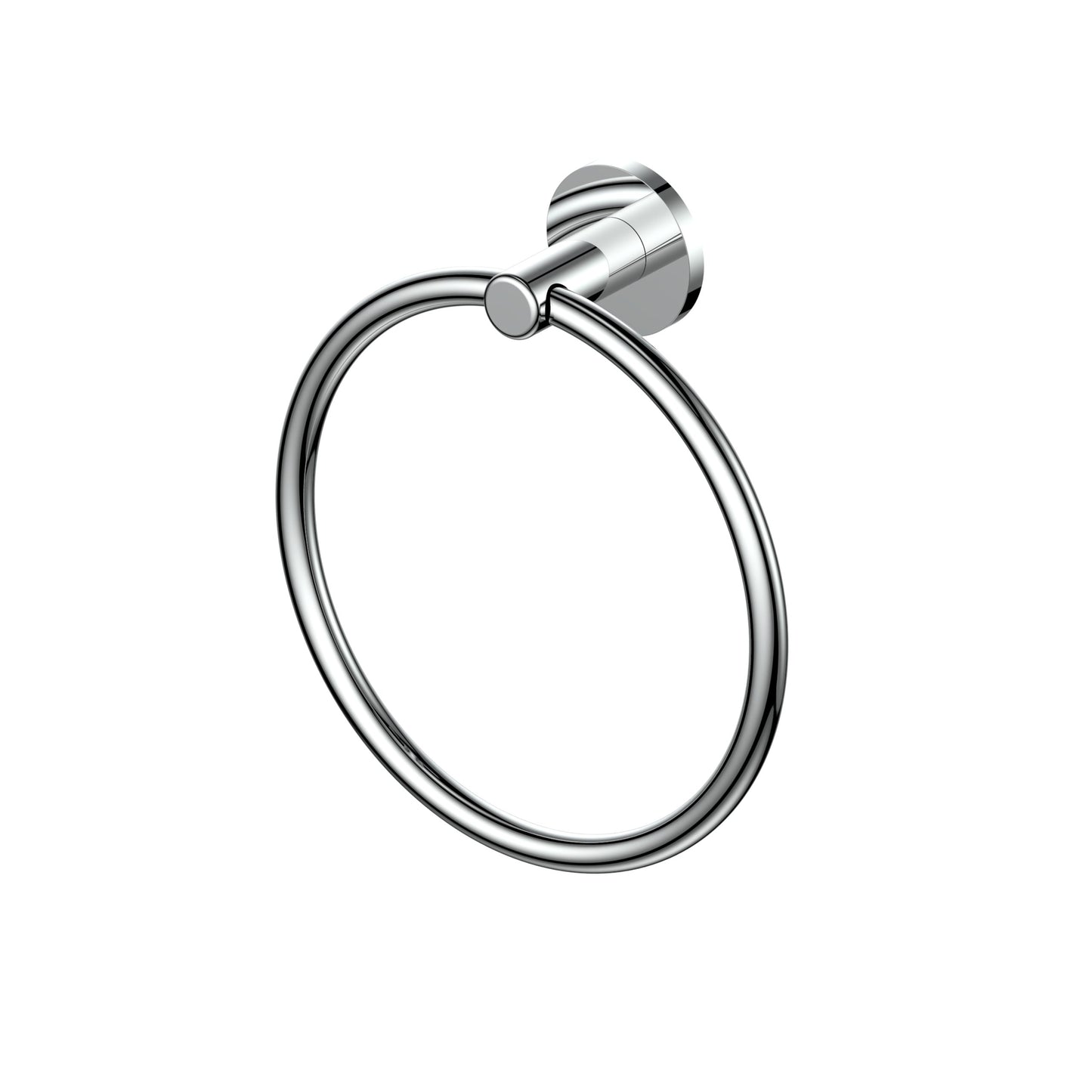 Zola Hand Towel Ring - Chrome