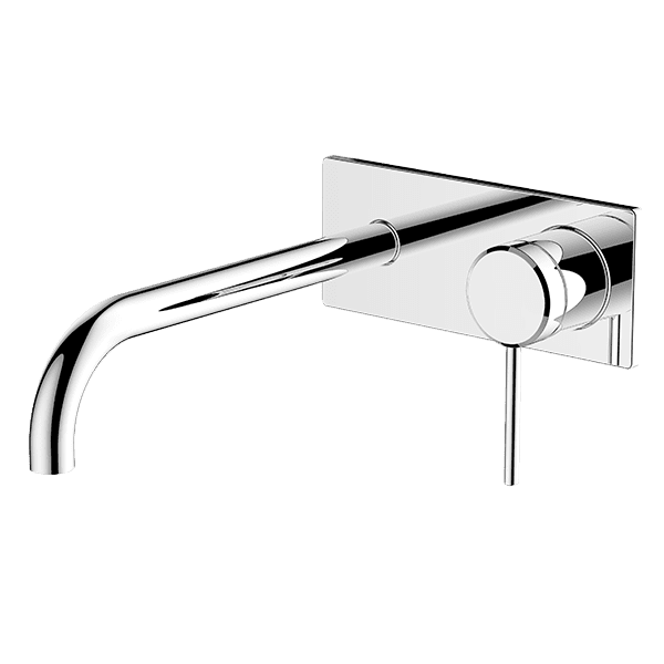 Poco Wall Basin/Bath Set 220mm - Brushed Brass