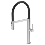 Abey 304 Chef Pull Out Kitchen Mixer Tap with Dual Spray Steel KTA019-BR