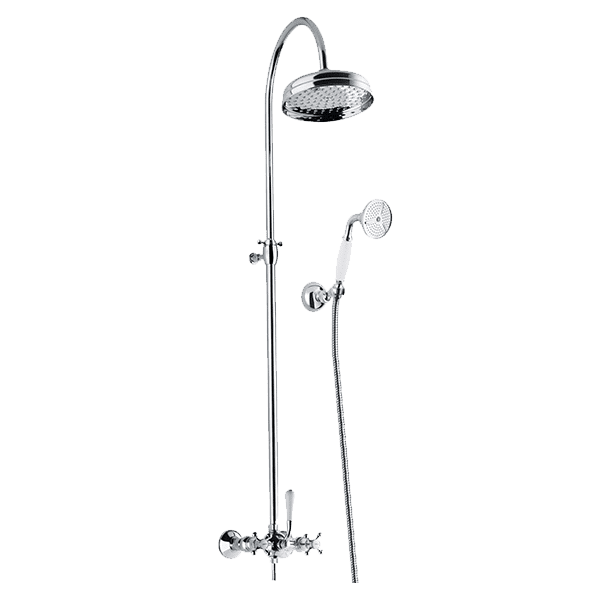 Provincial Overhead Shower with Hand Shower