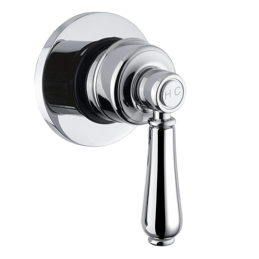 Provincial Shower Wall Mixer - Natural Brass
