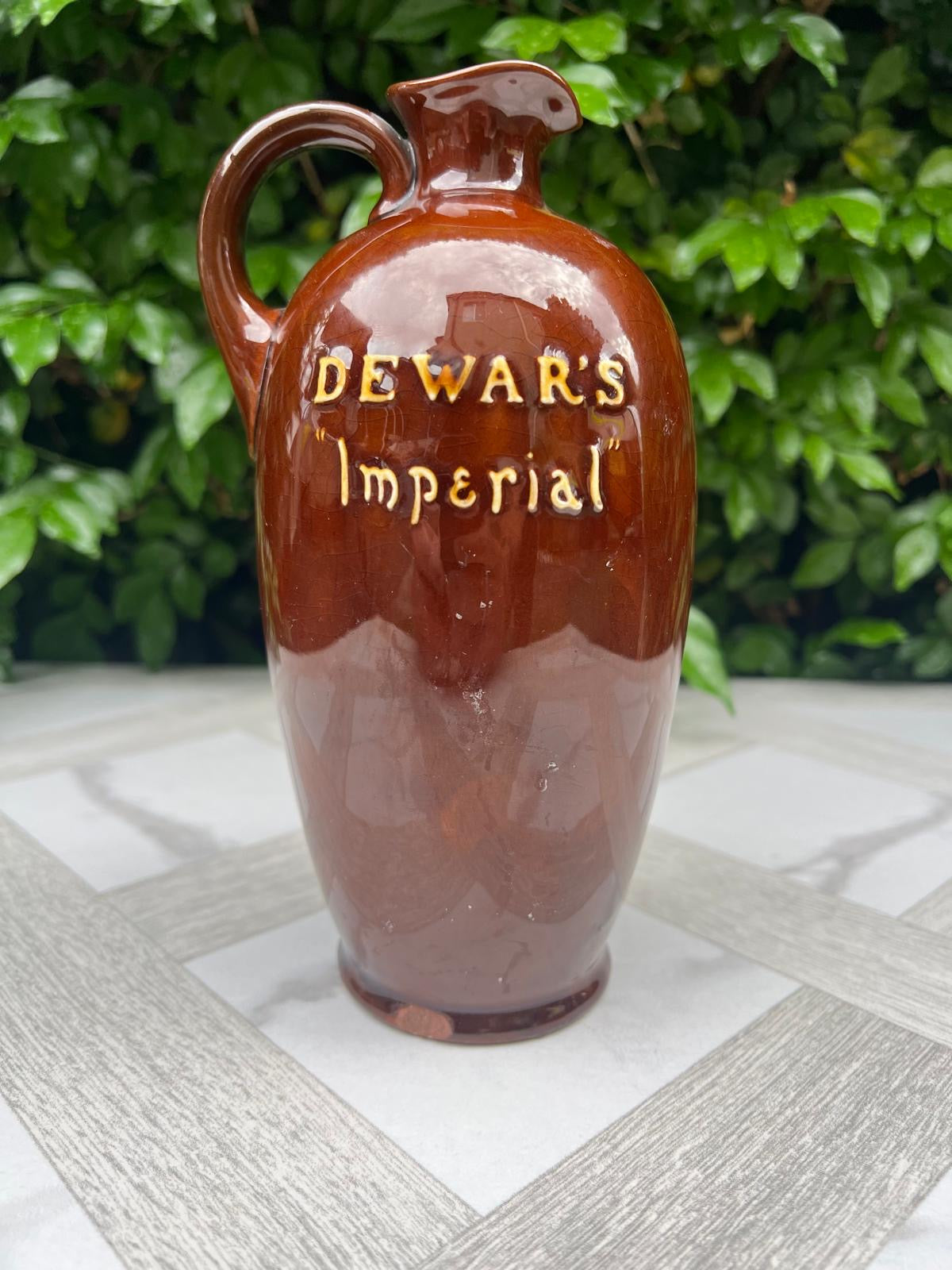 DEWAR'S IMPERIAL WHISKY ROYAL DOULTON TONY WELLER DECANTER FLAGON BOTTLE - Reno Spares