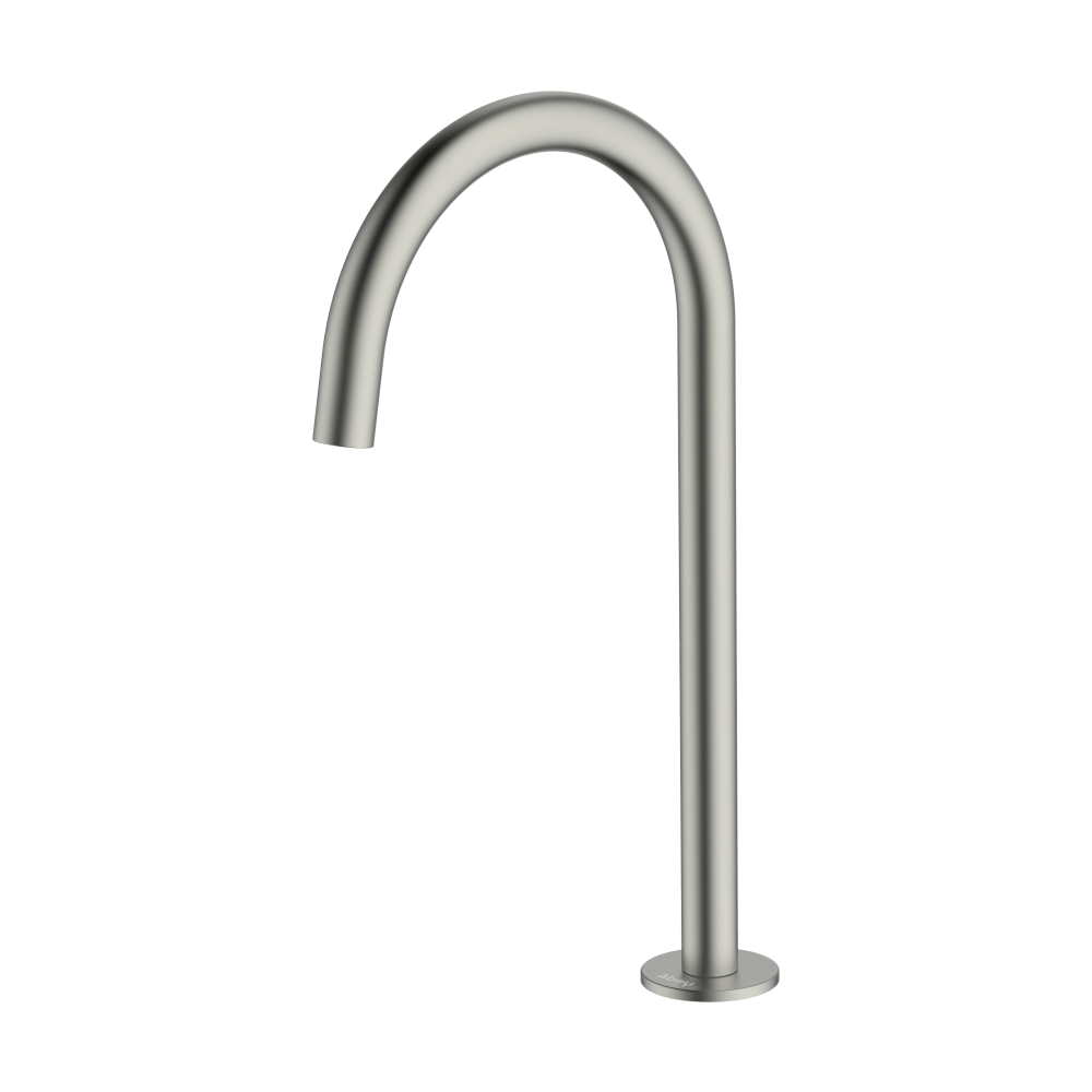 Poco P Basin/Bath Hob 360mm Spout - Brushed Nickel
