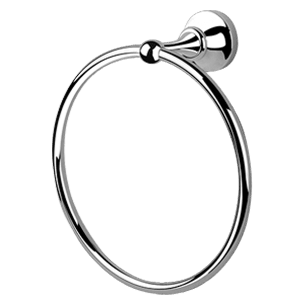 Provincial Towel Ring - Natural Brass