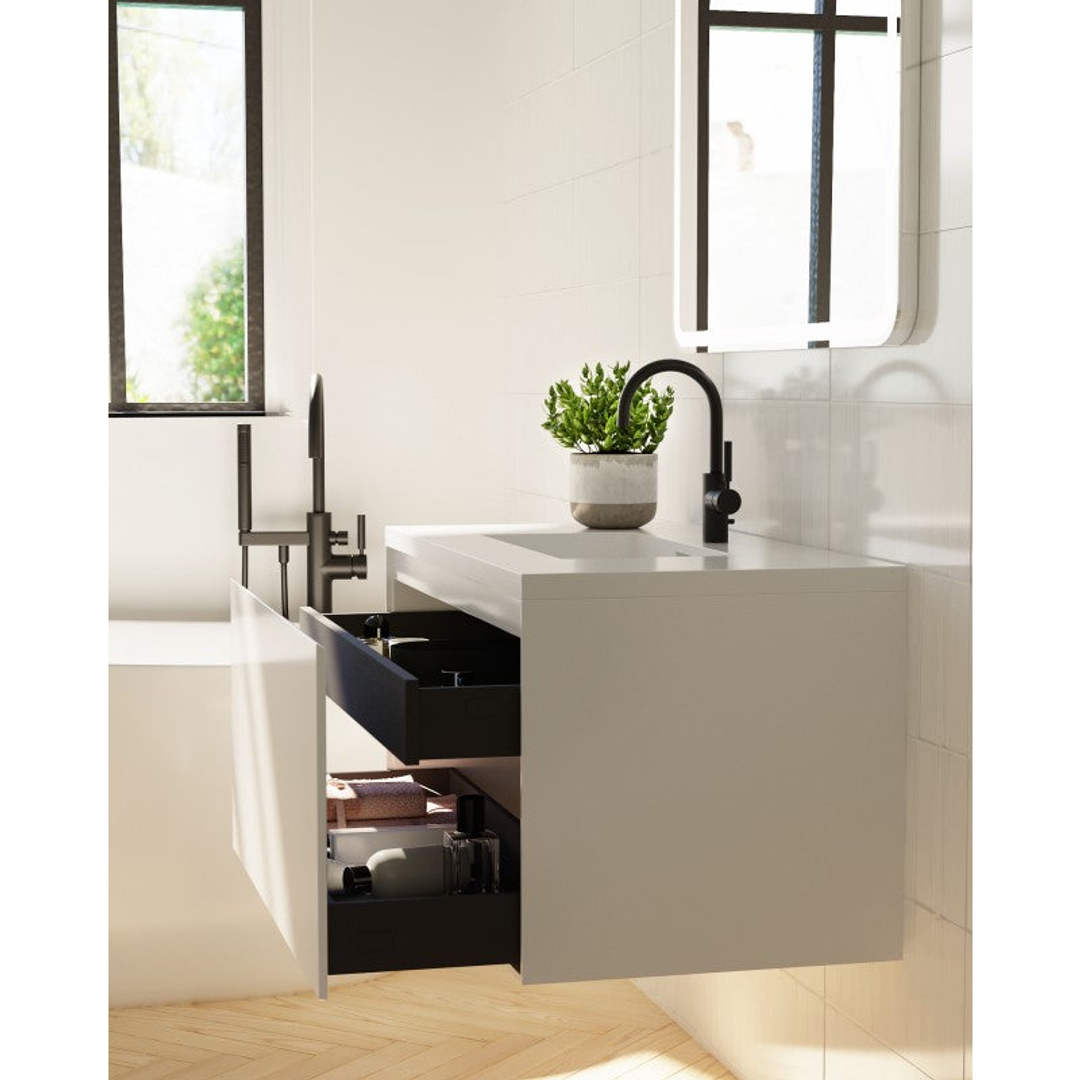 Belbagno Prado 750mm Wall Hung Vanity 750 X 480 X 450