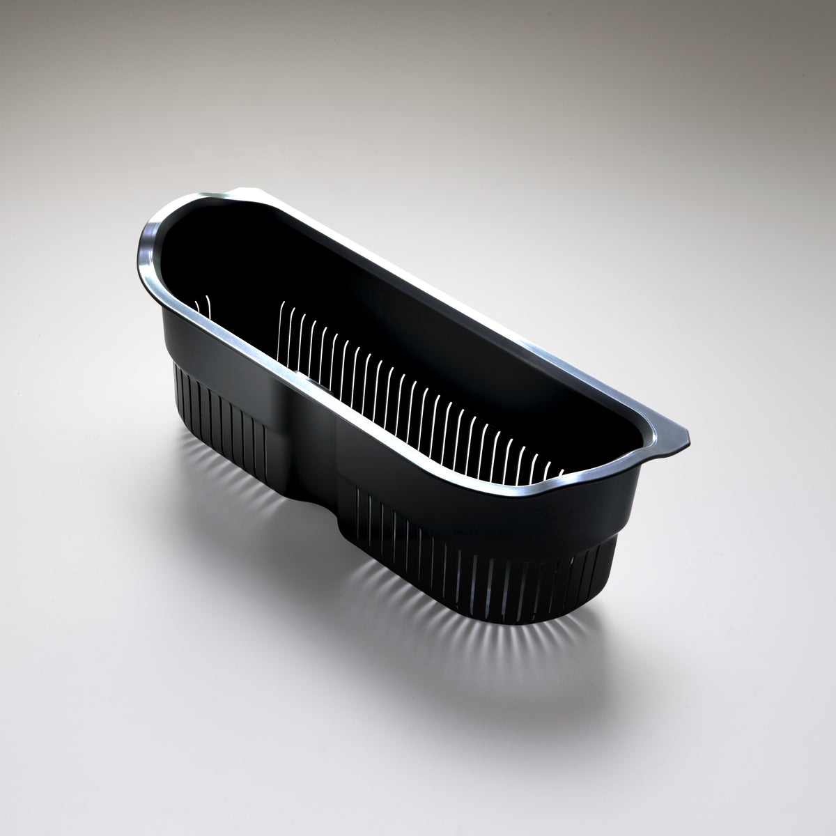 Oliveri NP D Shape Colander Charcoal