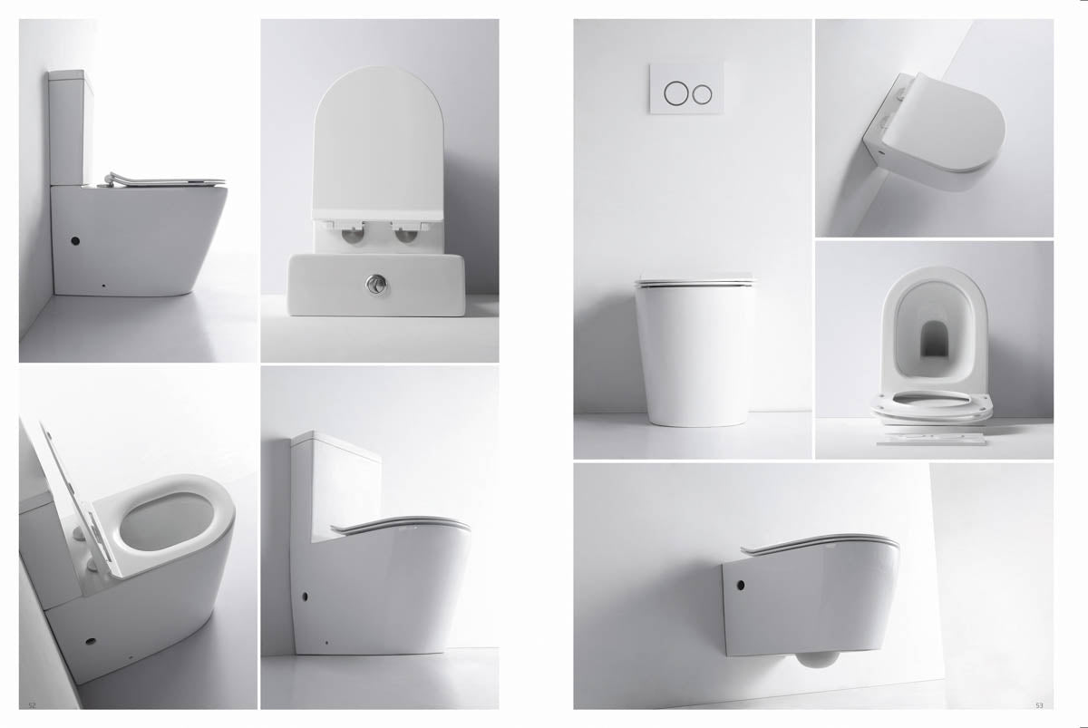 Flay Rimless Nanoglaze Wall Hung Pan