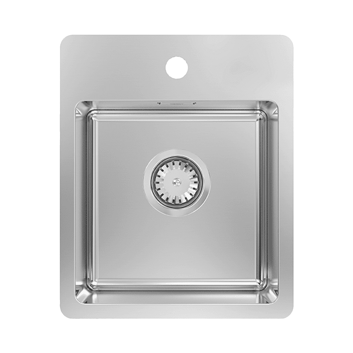 BS2 Bar Sink with Tap Landing Stainless Steel