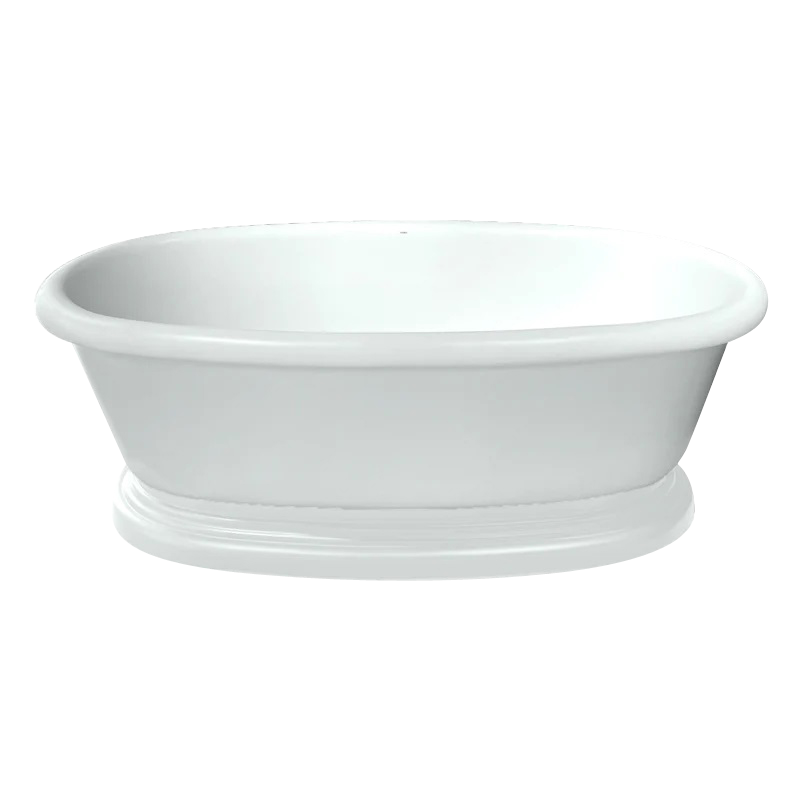 Bordeaux 1800x900 Freestanding Bath Matte White