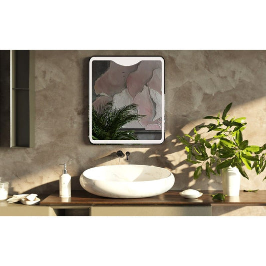 Bel Bagno BATH MIRROR LED 600X25X700 SPC-600-700-LED - Reno Spares